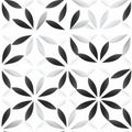 Minimalistic Black And White Tile Graphic With Subtle Gradients