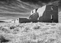 Black and white, Fort Churchill, Nevada Royalty Free Stock Photo