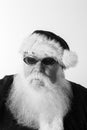 Black and white gangsta Santa