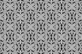 Black white geometric background. Ethnic Islamic, Moroccan, Arabic pattern. Curly original style of doodling.