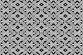 Black white geometric background. Ethnic Islamic, Moroccan, Arabic pattern. Modern style of doodling.