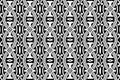 Black white geometric background. Ethnic Islamic, Moroccan, Arabic pattern. Unique creative style of doodling.
