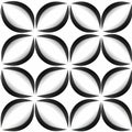 Eye-catching Black And White Pattern With Soft And Rounded Forms