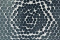 Black-white geometric hexagonal abstract background. 3d rendering Royalty Free Stock Photo