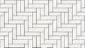 Black and White Geometric Pattern with Interwoven Rectangles on Light Background Royalty Free Stock Photo