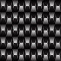 Black and white geometric pattern seamless