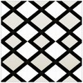 Symmetrical Arrangement Of White And Black Diamond Tiles
