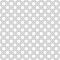 Black and white geometric seamless design