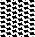 Black and white geometric seamless pattern, abstract background.