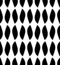 Black and white geometric seamless pattern