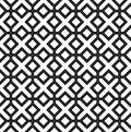 Black and white geometric seamless pattern