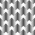 Black and white geometric seamless pattern with circle, abstract Royalty Free Stock Photo