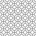 Black And White Geometric Seamless Pattern