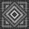 Black and white geometrical pattern