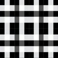 Black And White Gingham Plaid Fabric By Knir Eddy On Spoonflower