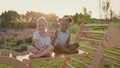 Black And White Girl Sitting On Wooden Slide. Girls Smiling. Cheerful Children. Royalty Free Stock Photo