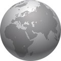 Black and White Globe