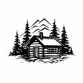 Simple Cabin Vector Graphic - Free Download