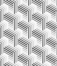 MODERN REGULAR GEOMETRIC SEAMLESS VECTOR PATTERN. STRIPED PARALLEL LINES. ABSTRACT OPTIC ART DESIGN