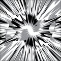 Black, White and Gray Splash Abstract Vector Illustration