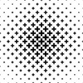 Black white greek cross pattern background