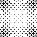 Black and white greek cross pattern