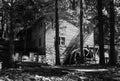 Black and white grist mill