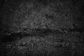 Black white grunge background. Old concrete wall texture background. Cracked damaged wall. Royalty Free Stock Photo