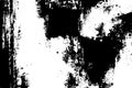 Black and White Grunge Distressed Texture Background. Dirty Distressed Grunge Surface in Monochrome. Royalty Free Stock Photo