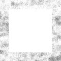 Black and White Grunge Dust Messy Border Royalty Free Stock Photo