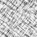 Black and white grunge texture with crosshatch pattern Royalty Free Stock Photo
