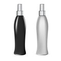 Hair protection spray cosmetic bottle mockup
