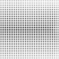 Black and White Halftone Dot Gradient Background Royalty Free Stock Photo