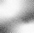 Black and White Halftone Dot Pattern Royalty Free Stock Photo