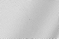 Black on white halftone vector. Centered dotted texture. Small dotwork gradient. Monochrome halftone overlay Royalty Free Stock Photo