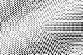 Black on white halftone vector texture. Bright perforated surface. Abstract dotwork gradient. Digital pop art background