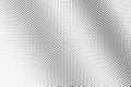 Black and white halftone vector texture. Diagonal dotted gradient. Circular dotwork surface for vintage effect Royalty Free Stock Photo