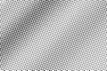 Black and white halftone vector texture. Diagonal dotted gradient. Rough dotwork surface. Vintage effect overlay Royalty Free Stock Photo