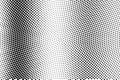 Black and white halftone vector. Vertical dotted gradient. Rough dotwork texture. Vintage overlay with ink dot ornament Royalty Free Stock Photo