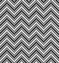 Black and white herringbone chevron fabric seamless pattern, vector