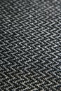 Black and white herringbone fabric