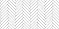 Black and white herringbone wooden floor pattern Royalty Free Stock Photo