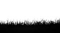 Black and white high contrast corn field horizon background