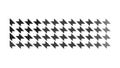 Black And White Houndstooth Border, vector design Generative AI Royalty Free Stock Photo