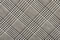 Black and white houndstooth pattern in squares. Royalty Free Stock Photo