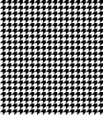 Black and white houndstooth pattern vector. Royalty Free Stock Photo