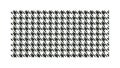 Black and White Houndstooth Pattern, vector design Generative AI Royalty Free Stock Photo