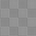 Black and white houndstooth seamless plaid pattern