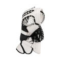 Black and white ice hockey goalie catch glove isolated on white background Royalty Free Stock Photo