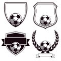 Football or soccer club emblems